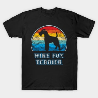 Wire Fox Terrier Vintage Design Dog T-Shirt